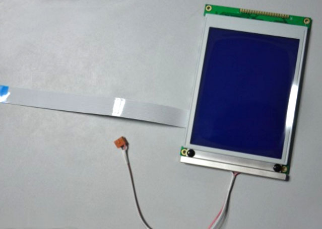 Экран для электрокардиографа Fukuda FX7102, D16092B1U, шлейф 14 контактов