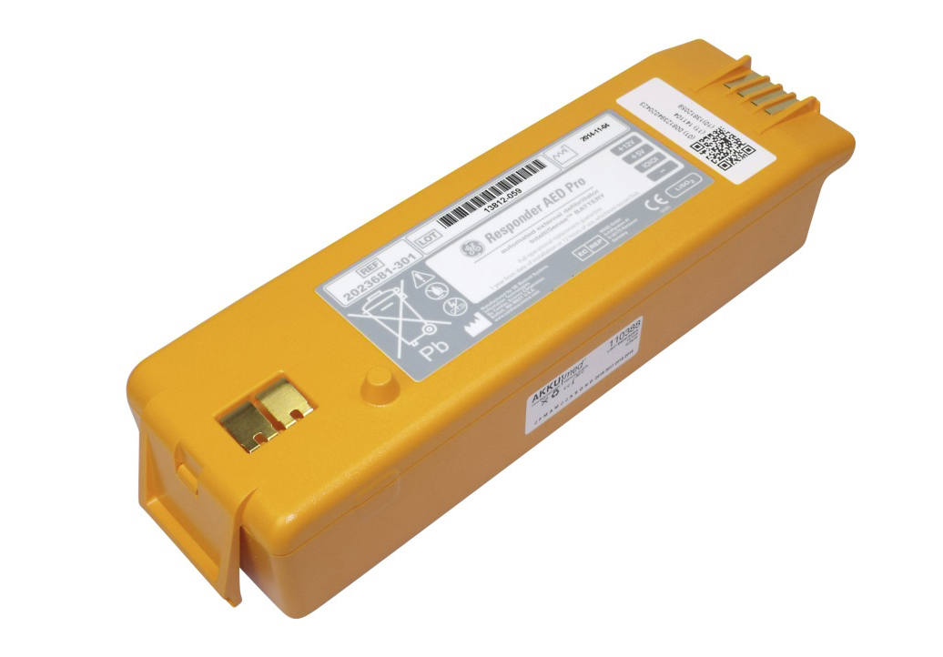 Аккумуляторная батарея для дефибриллятора GE Marquette Healthcare Responder AED Pro, 12V, 70x45x236мм
