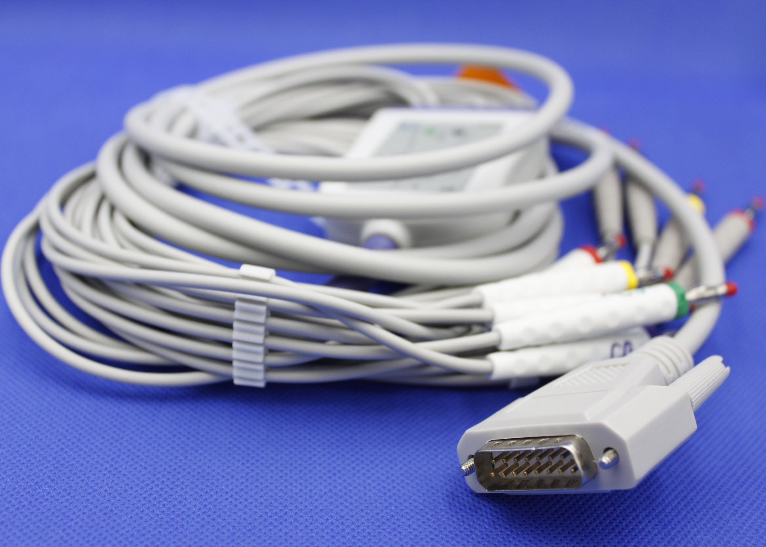ЭКГ кабель пациента для Progetti EPG Smarty, EPG Pocket, EPG Junior, EPG View, EPG 6 View, EPG Plus, EPG 612, штекер banana 4мм, IEC