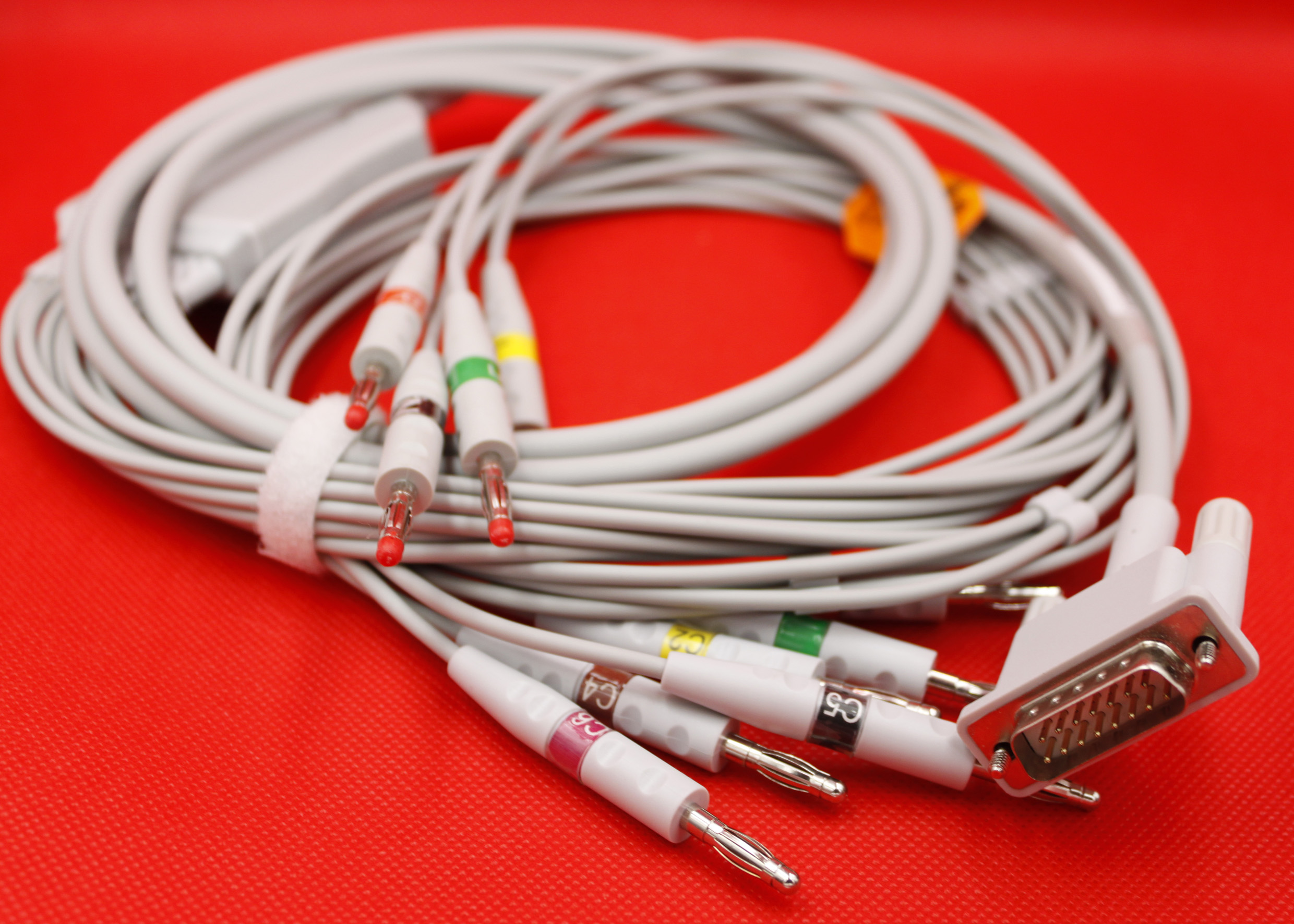 ЭКГ кабель пациента для  BLT-08 LT ECG; Spacelabs CardioDirect 12; Woodway Cortex CPX System, M4 MEDICAL: M traces, Biosound MyLab 30 CD, 30 CV