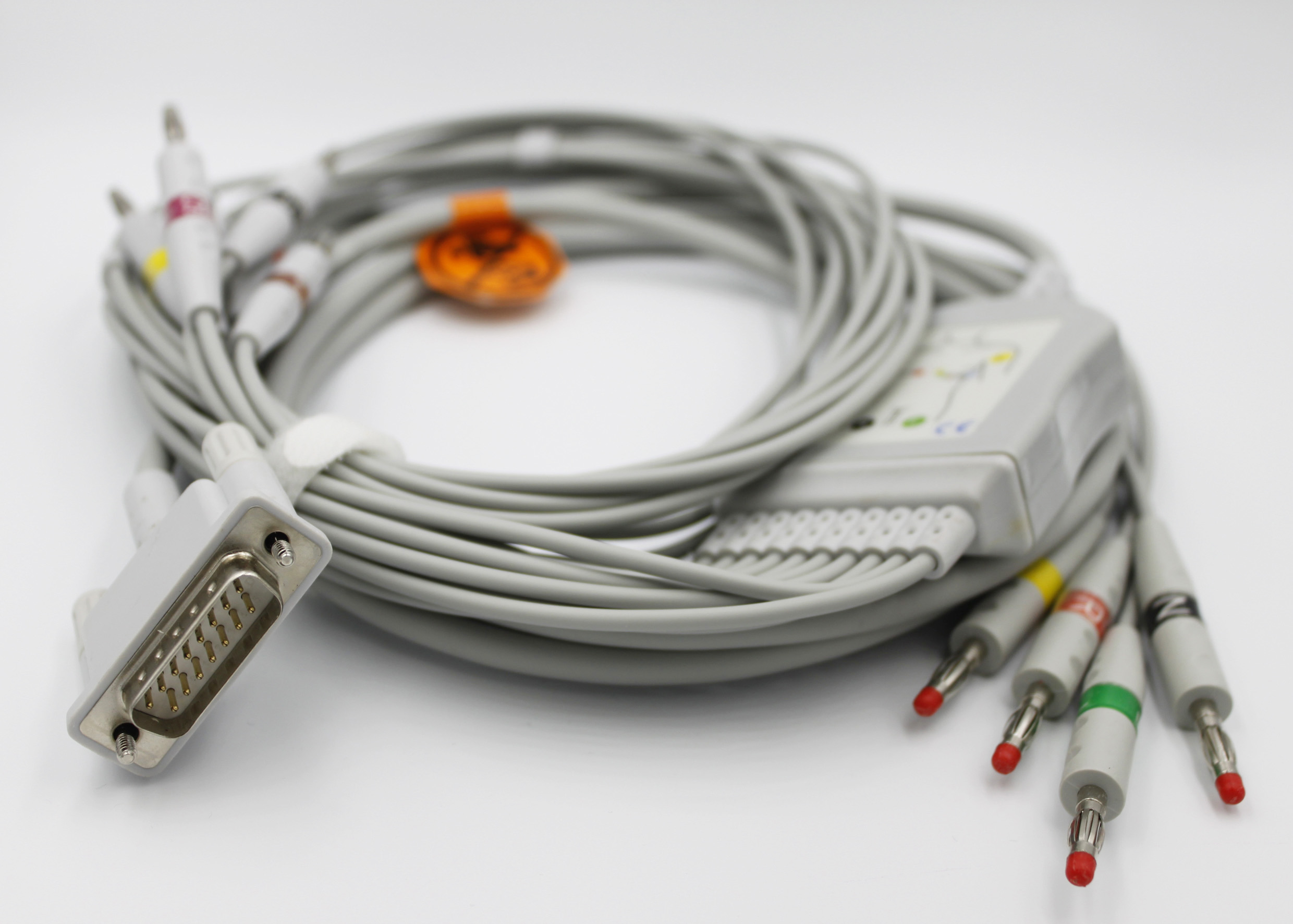 ЭКГ кабель пациента для Aspel AsCARD Mr.Green, MrGreen2, Mr.Red, Mr.Blue, Mr.Silver, Mr.Gold, Gold3, B5 (KEKG30 V.001, KEKG30 v.001), 10 отведений