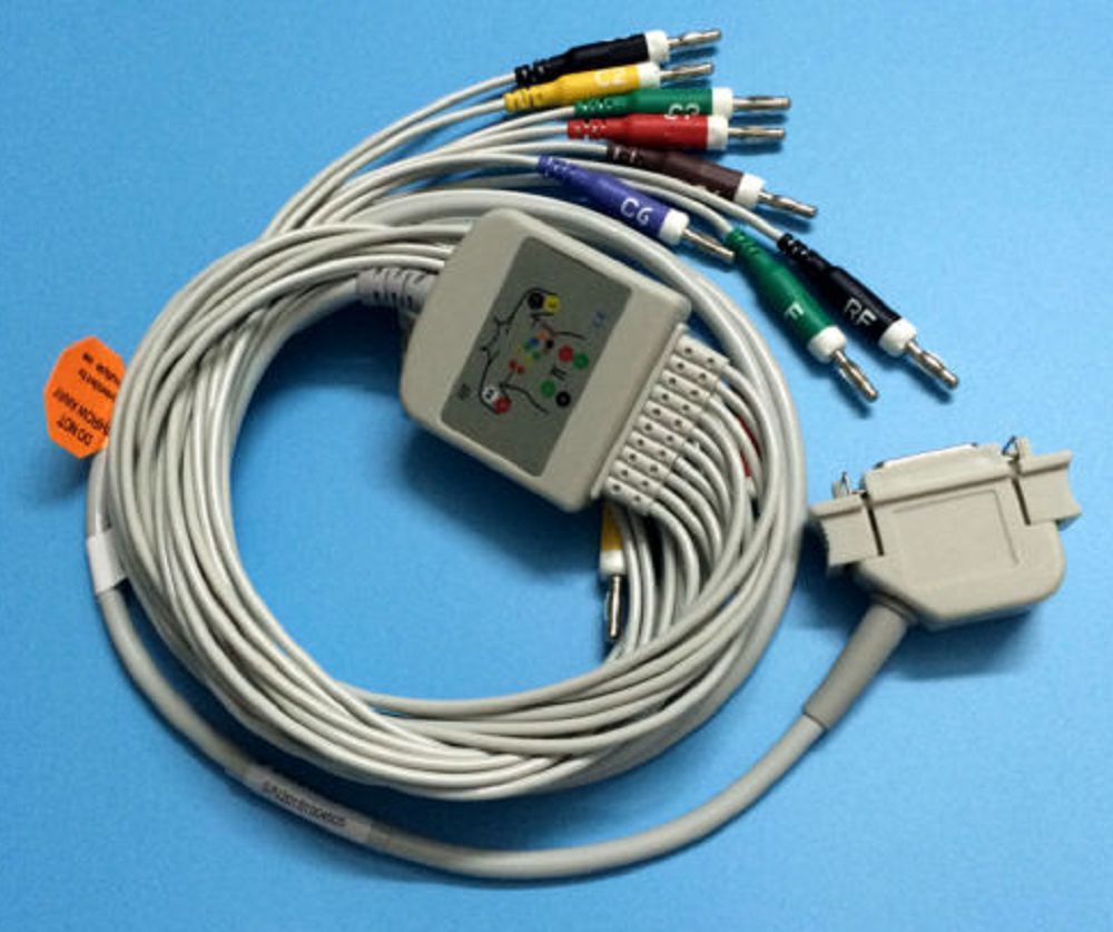 ЭКГ кабель пациента для Hellige EK36, EK41, EK43, EK53, EK56, EK403, EK413, EK512, E/512P, EK512/E, Cardiosmart-ST Cardiosys, Marquette Cardio Smart, 10 отведений