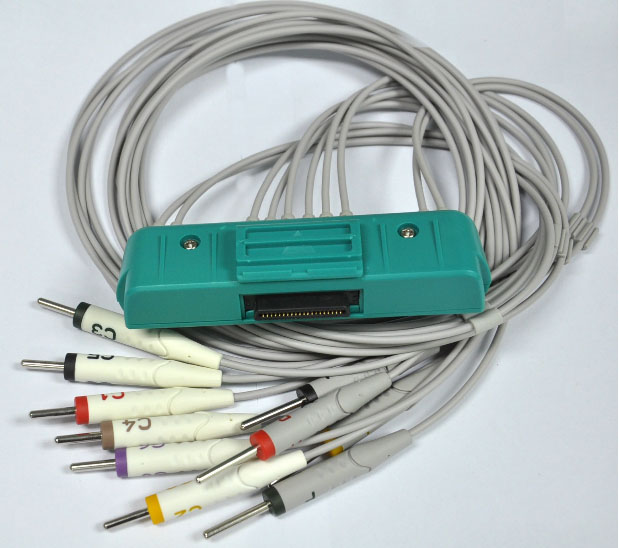 ЭКГ кабель пациента для Nihon Kohden  ECG-9320, ECG-9522P, ECG-1550, 1550K, OEM BR-911D, BR-912D