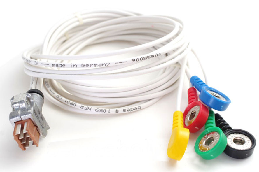 ЭКГ кабель пациента для ИКАР ИН-22 Кабель КПЭГ-06 РШ2Н-1-17 - 2 отв.5 электродов 