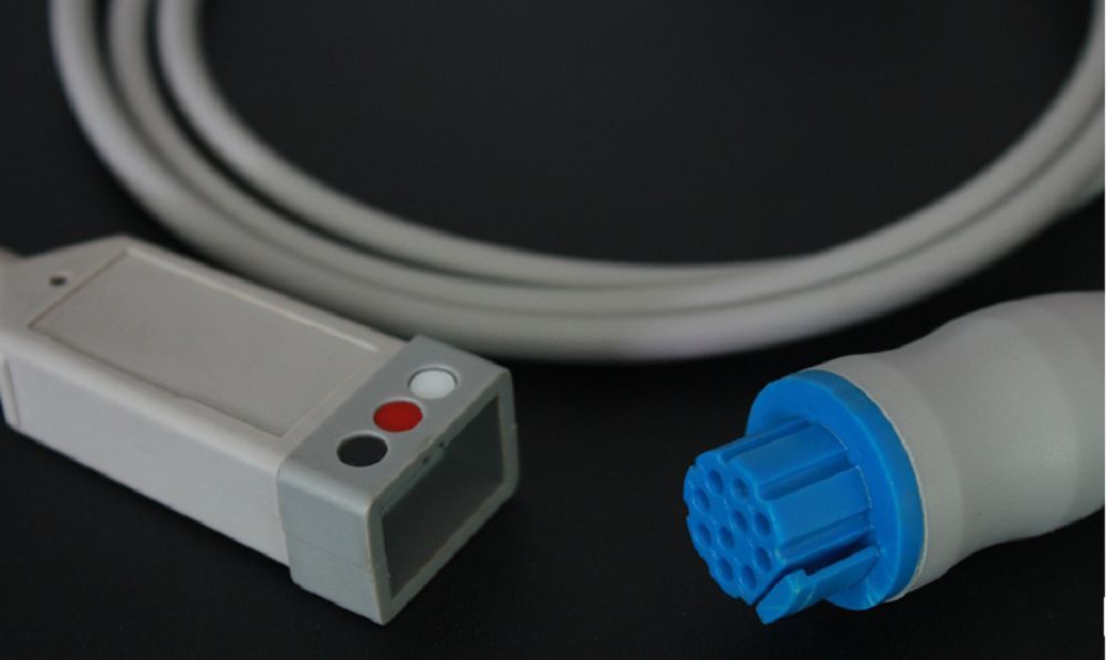 Магистральный Trunk кабель GE Datex-Ohmeda 545302-HEL, AS/3, CS/3, S/5, Cardiocap 1, Cardiocap 2, Cardiocap 5, Light Monitor и Satliteplus, на 3 отведения, AHA