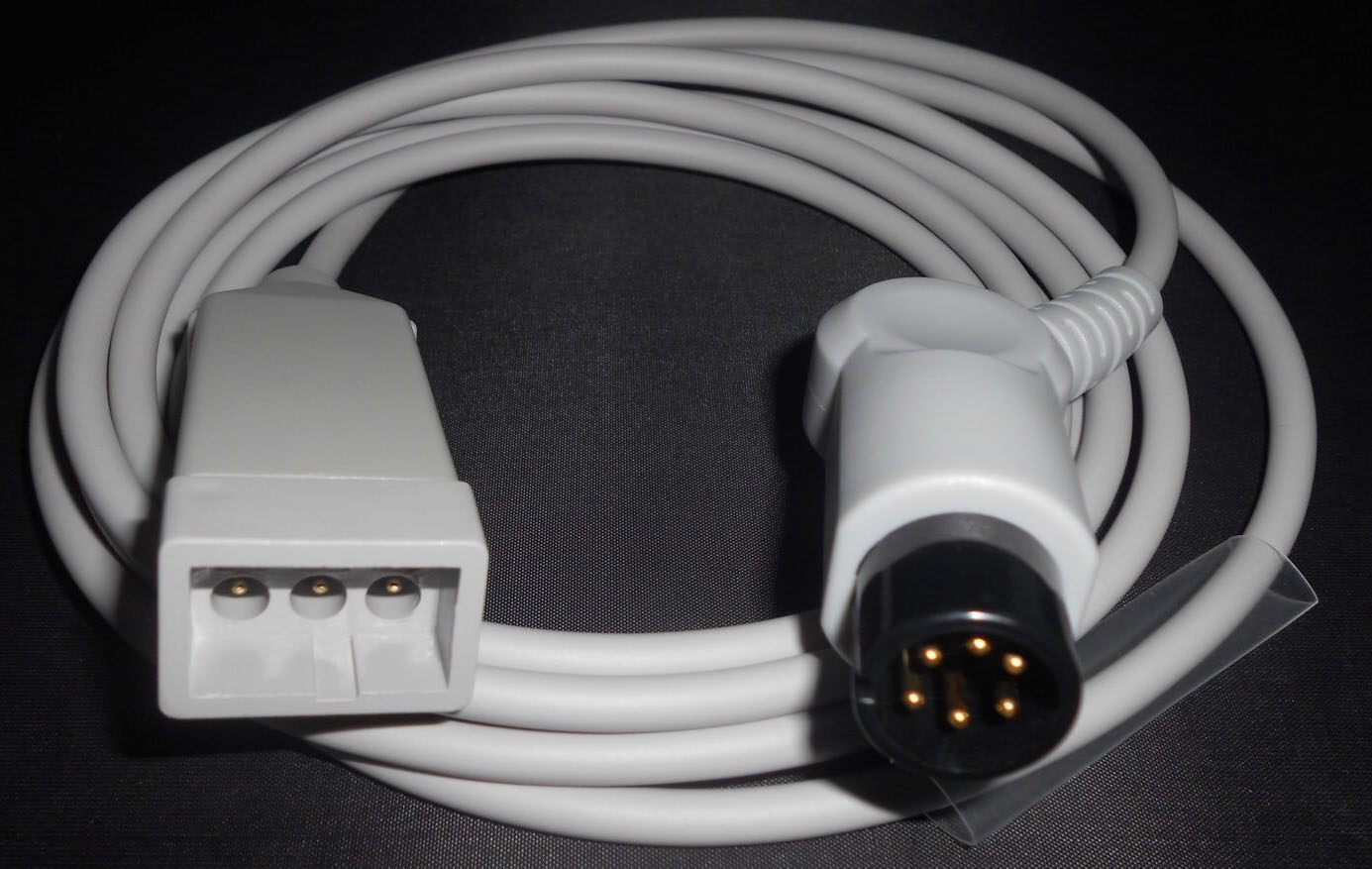 Магистральный Trunk кабель GE Critikon Series 8700, Dinamap +, Dinamap MPS Select, Dinamap MPS Select Portable, 6 Pin ECG Trunk cable, 3 lead, G3102DX