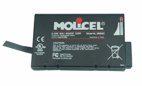 Аккумулятор для монитора пациента Invivo MDE M8 escort, Molicel ME202A