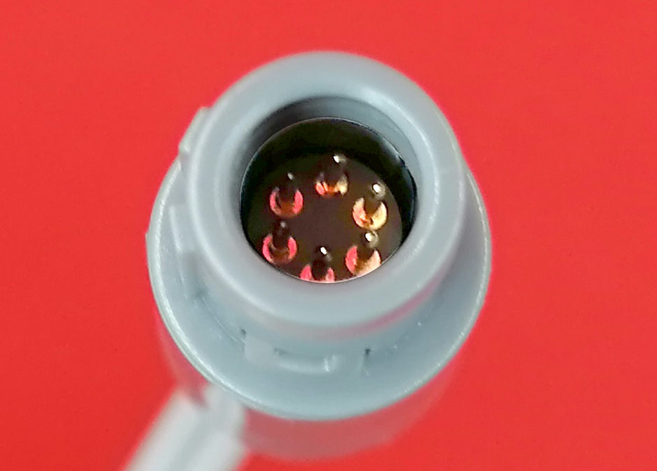 Датчик пульсоксиметрический SpO2 для Sensitec MEC 1200, PM 9000, коннектор: 6 pins, 2-ключа, 40 градусов, взрослый, клипса
