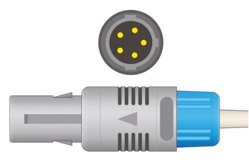 Датчик пульсоксиметрический SpO2 Sinohero S80, 5Pins, 3м, взрослый, клипса