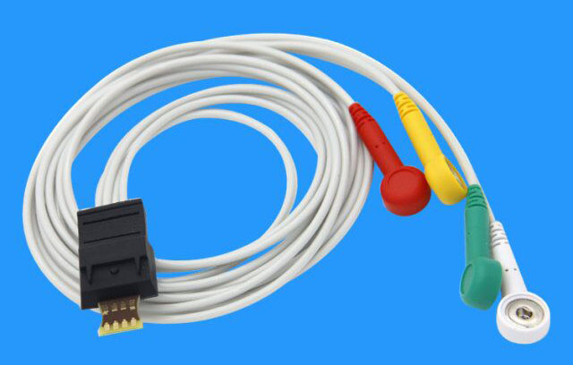 ЭКГ кабель пациента для суточного монитора по Холтеру Schiller  Microvit MT-100, MT-101, MT-190, MT-200, (2.400103), 4 отведения