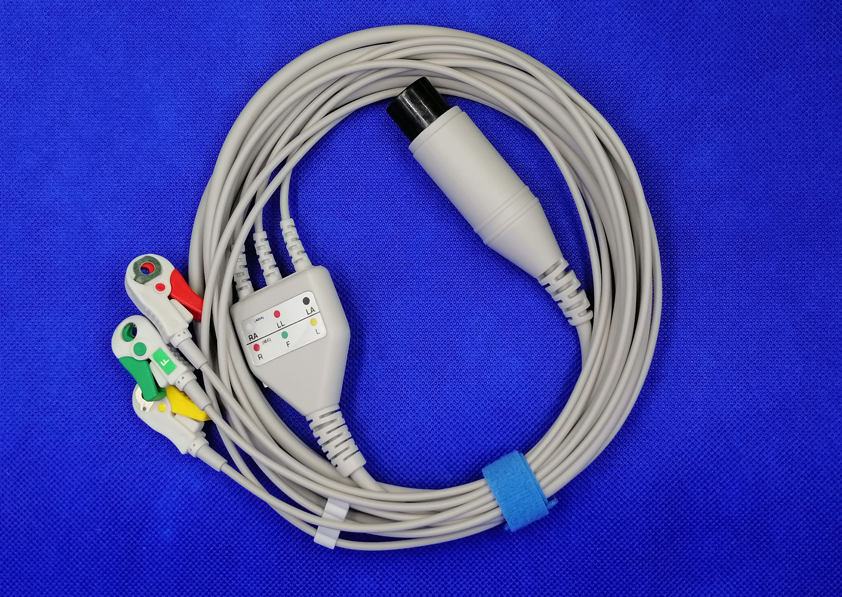 ЭКГ кабель пациента для Comen STAR 5000B, 8000A (кроме 2018г.в.), 8000B, 8000C (до 2015г), 8000D, 3 отведения, 6 pin, зажим