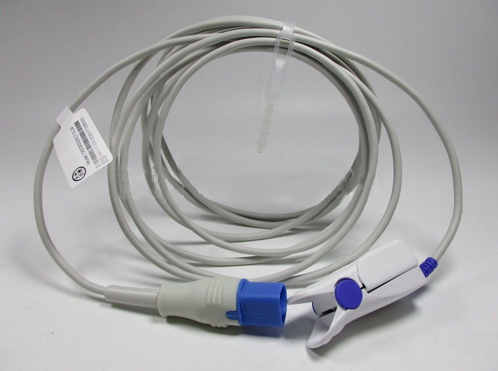 Датчик пульсоксиметрический SpO2 для монитора пациента Philips P20 MP30 MP40 MP50 VM6 VM8 M3 M4, детский, клипса (M1192A)