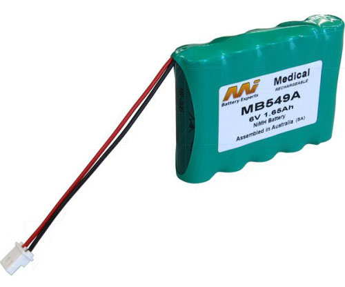 Аккумуляторная батарея для пульсоксиметра MEK MP110, 6V, 1650mAh