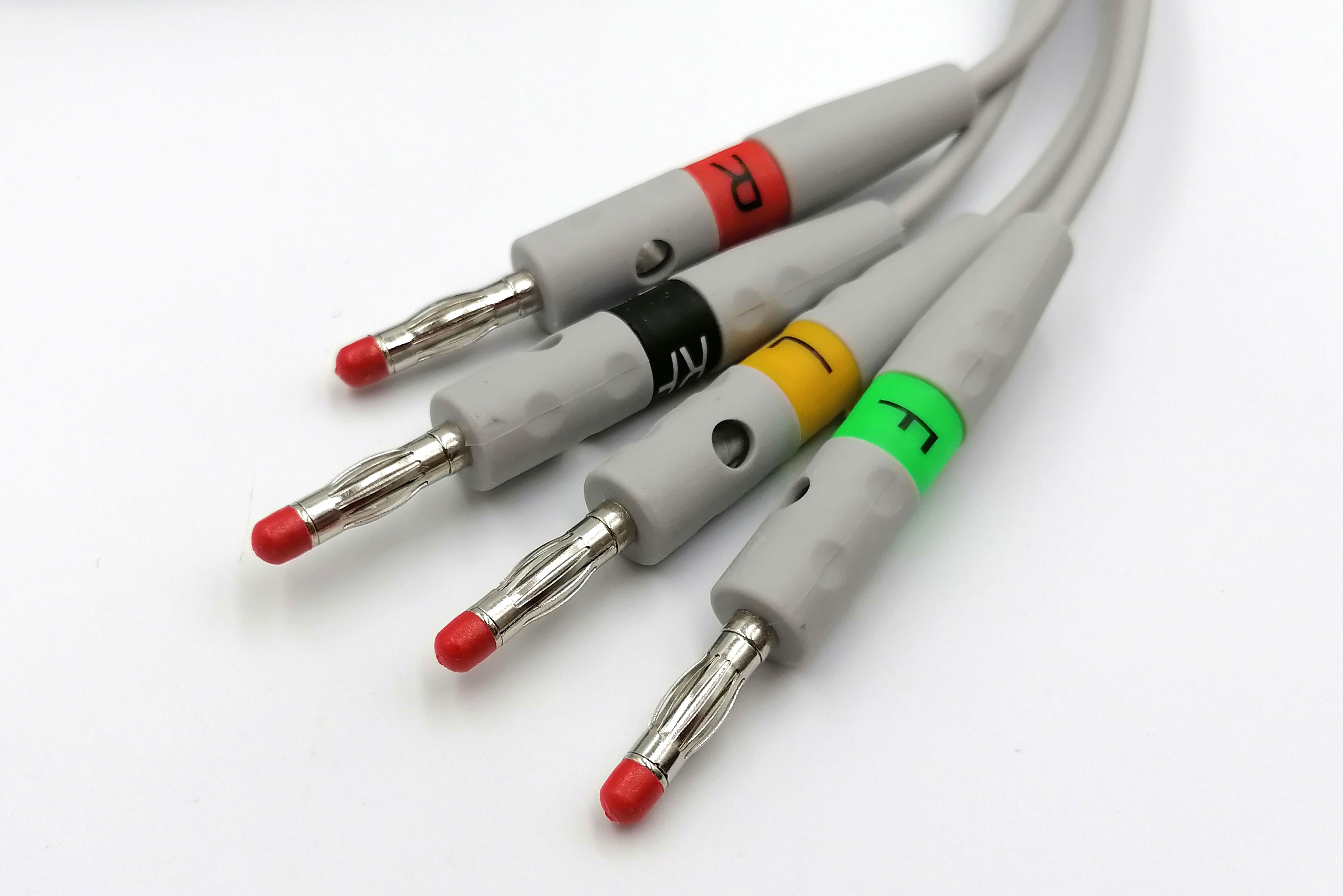 ЭКГ кабель пациента Schiller короткие винты, с отверстиями в штекерах, banana 4мм