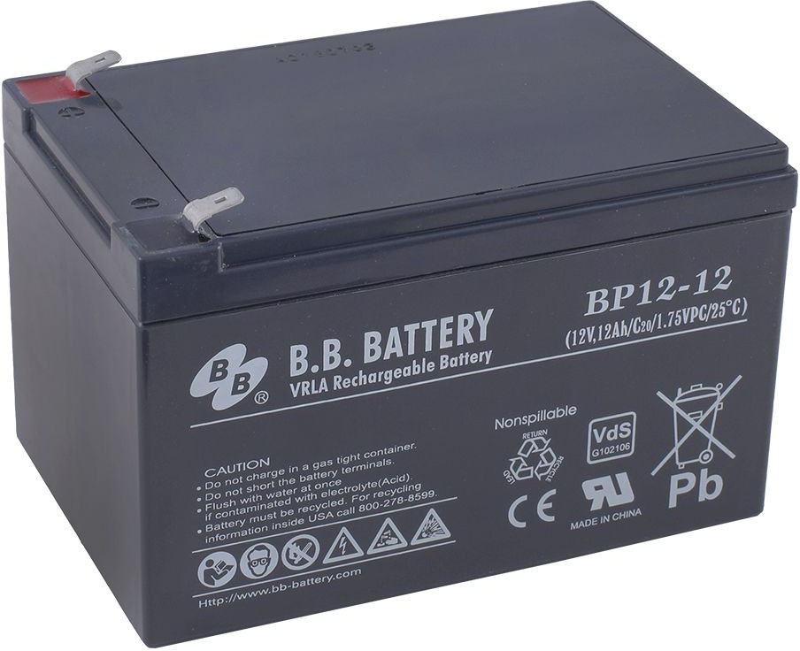 Аккумуляторная батарея для Elisys DUO HUMAN, (ABS 12v 12AK, BP12-12, BP12-12FR) 12V, 12 Ah