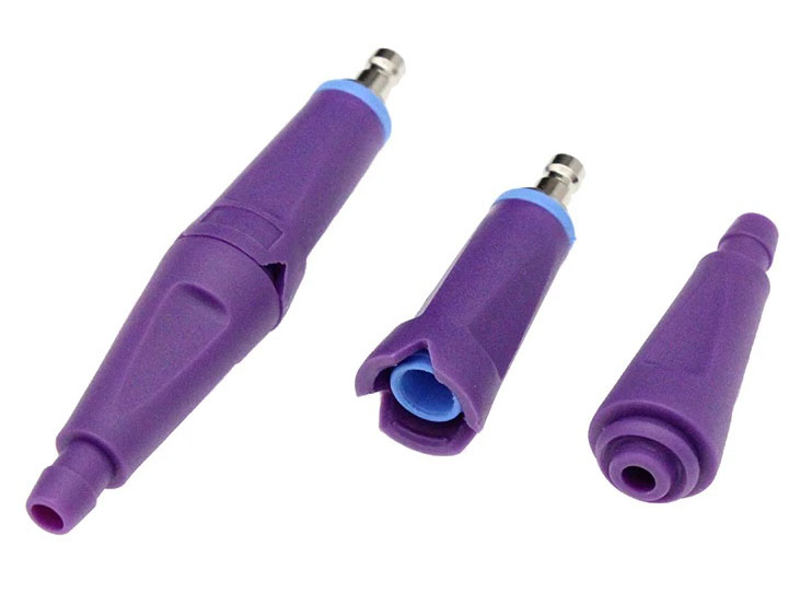 Коннектор NIBP АД Draeger фиолетовый, пара (2шт в упаковке)