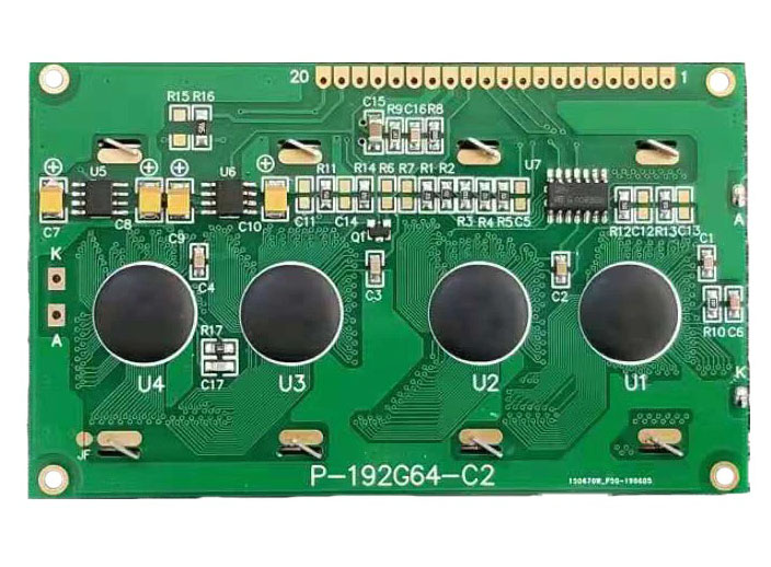 ЖК дисплей для электрокардиографа Yasen ECG-903, P-192G64-C2, 192x64