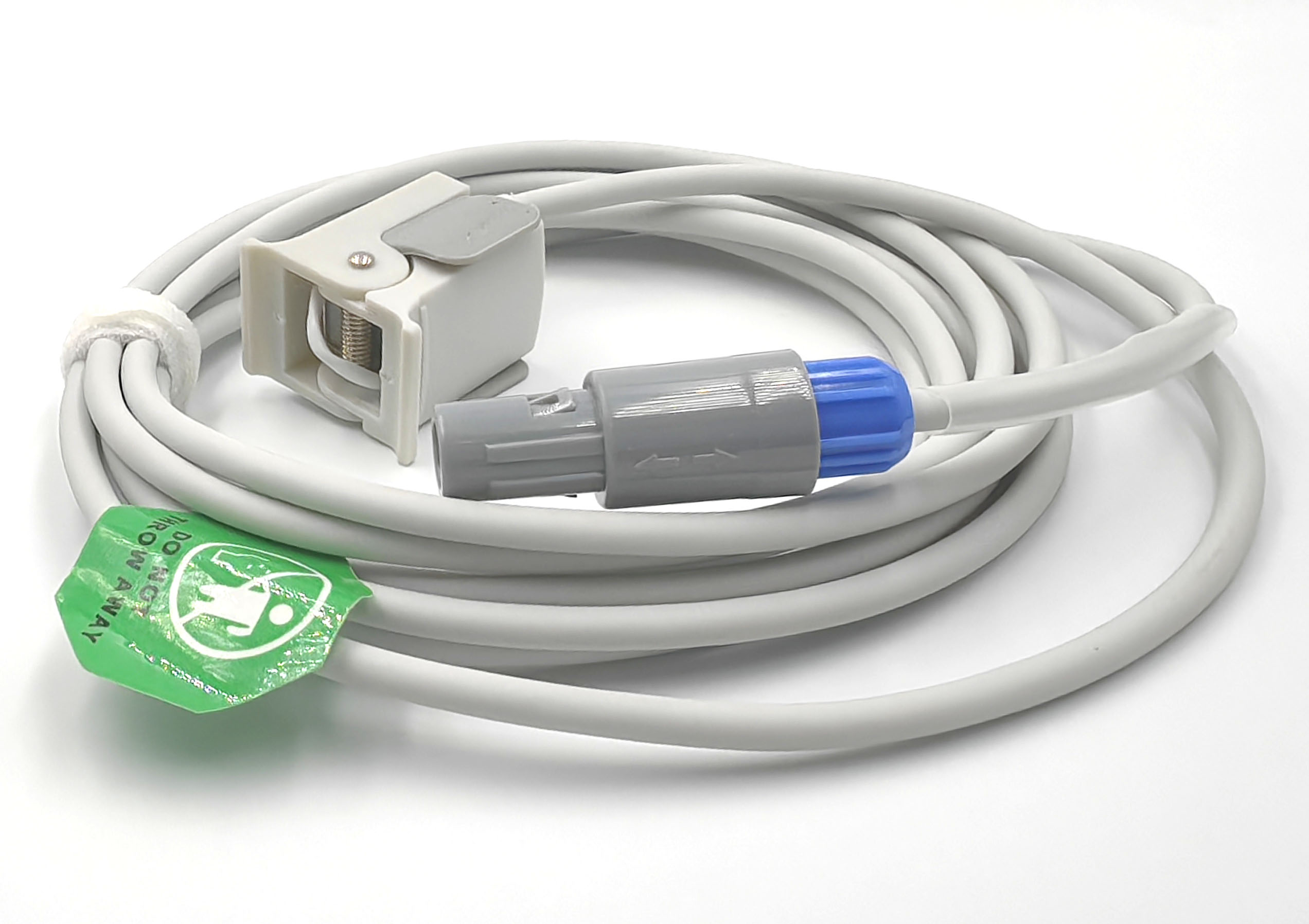 Датчик пульсоксиметрический SpO2 для монитора пациента XUZHOU KERNEL КN-601D, KN-601M (Hwatime), разъем LEMO, 5 Pins, 2 ключа, 40 градусов, клипса, детский
